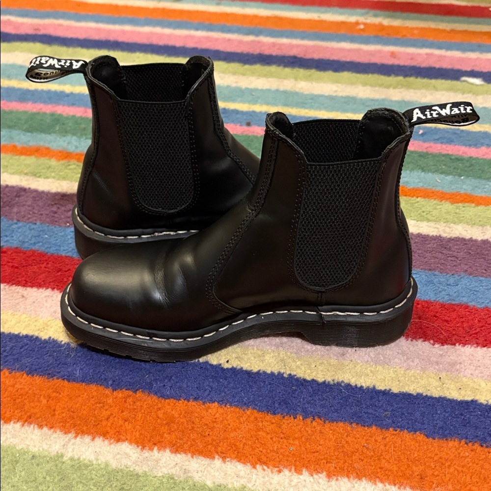 Dr Martens 2976 Japan Edition Chelsea Boots Womens 7 White Stitch - Picture 4 of 6